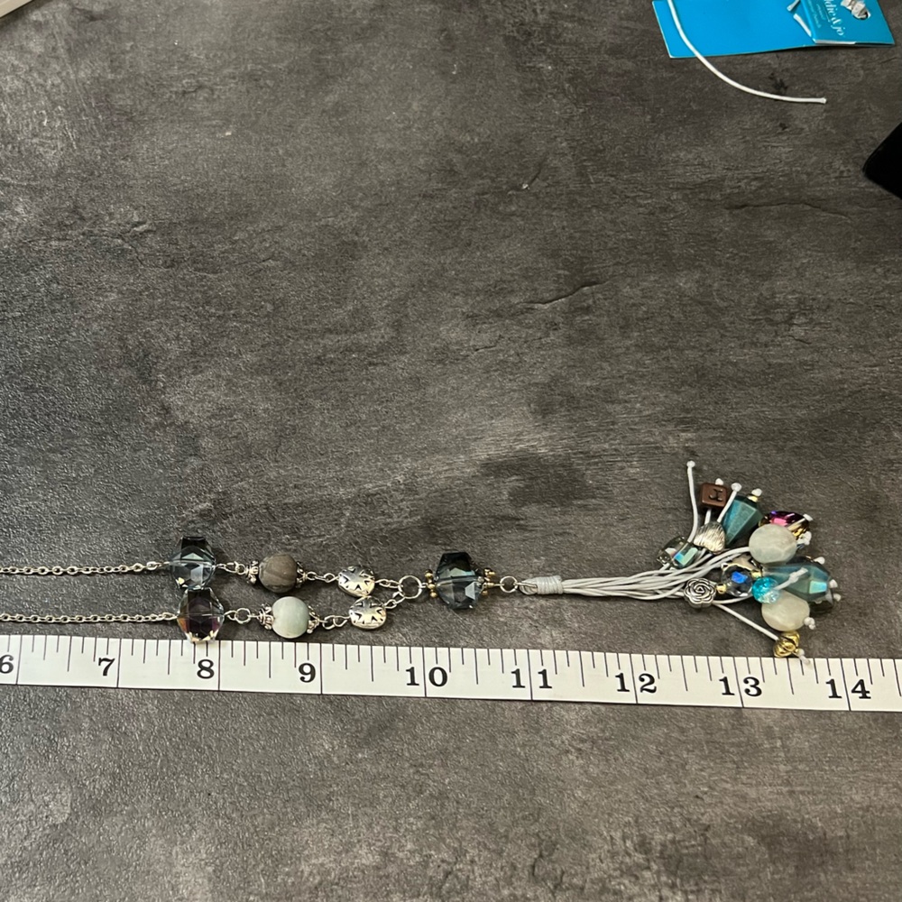 Vintage unique crystal necklace - Picture 3 of 4
